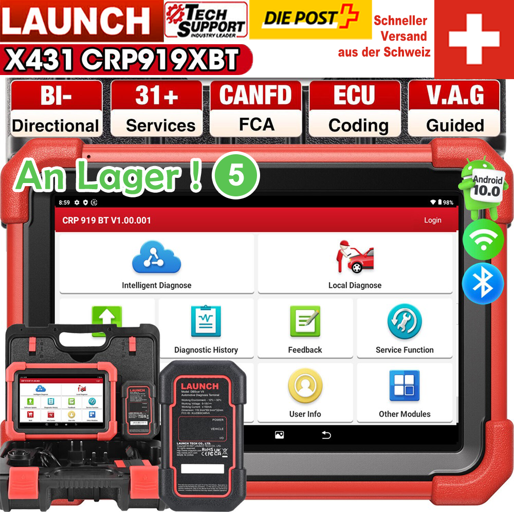 LAUNCH CRP919X BT OBD2 Diagnosegerät für Fahrzeugsysteme