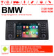 Android Autoradio für BMW 5er E39, X5 E53 und M5 E39 1996-2007 mit Wireless CarPlay, Android Auto & DAB+