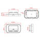 Camper Dual USB Ports Lade Buchse Für RV Wohnmobil Camping Caravan Bus Marine DC5V/3,1 EINE 12V Ladegerät änderung Zubehör