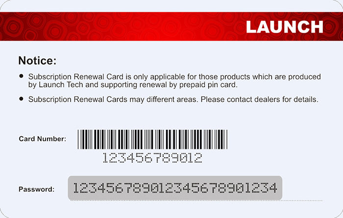 LAUNCH X431 PAD VII Update Service