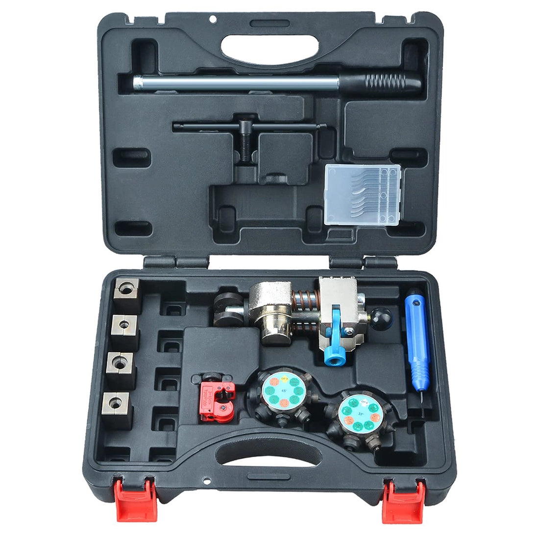 45° & 37° Bördelgerät Set Hydraulisch für Bremsleitungen – Profi Bremsrohr Bördelwerkzeug Set, Auto Reparatur &...