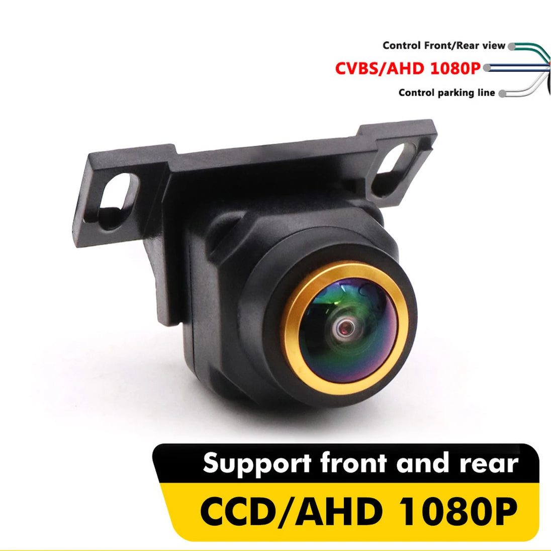 AHD 1080P Universal Rückfahrkamera mit Goldlinse und 180° Weitwinkel
