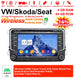 Android Autoradio für VW Golf, Passat, Touran, Tiguan, Polo, Sharan, Caddy, Multivan, Skoda Octavia, Fabia, Roomster, Yeti, SEAT Leon, Toledo, Altea (2003-2013) mit Wireless CarPlay & Android Auto