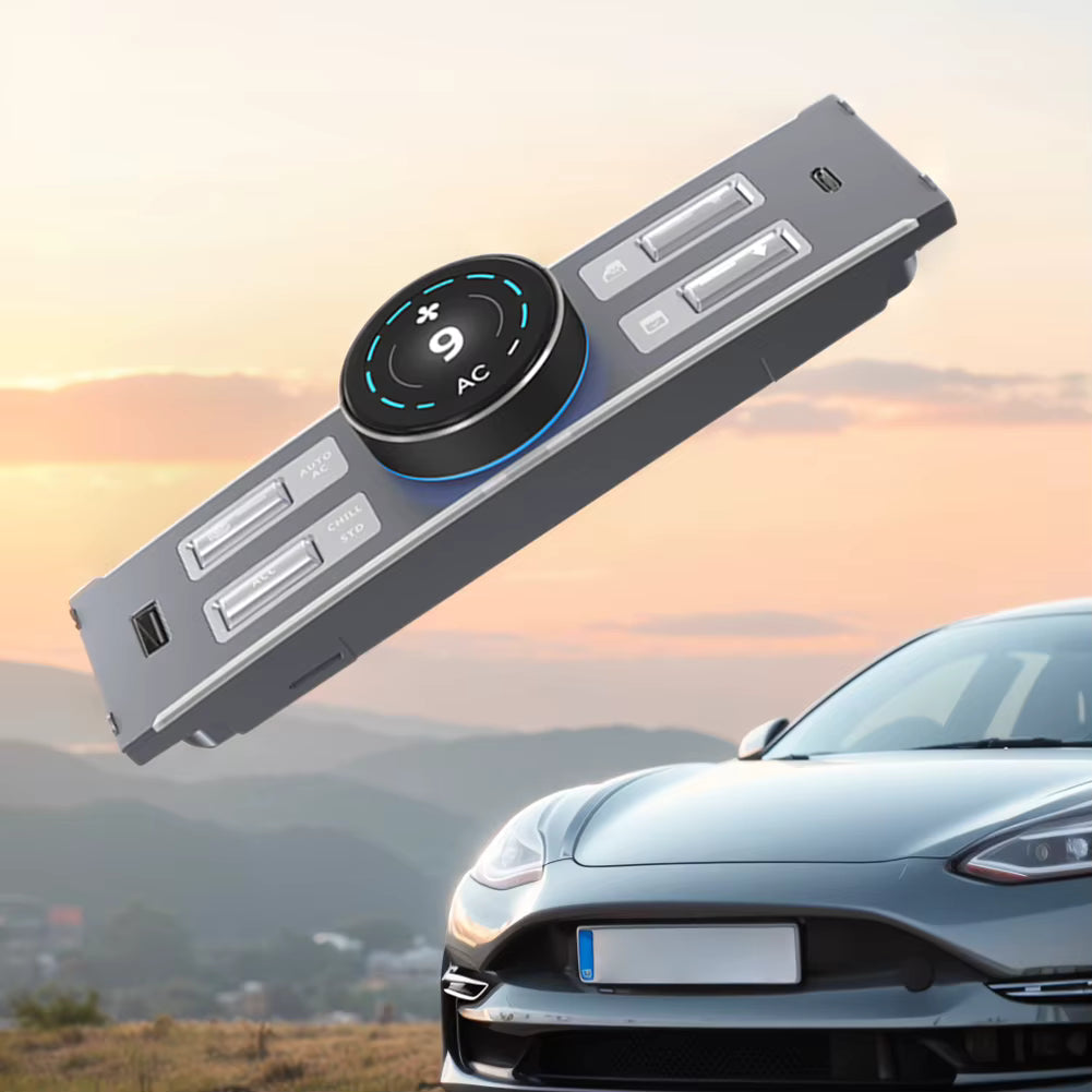 Smart Center Control Expansion Dock Station USB Typ C LCD Intelligenter physischer Knopfknopf für Tesla Model Y Model 3 2021–2024