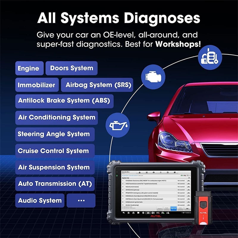 Autel MK906 PRO OBD2 Diagnosegerät für Fahrzeugsysteme