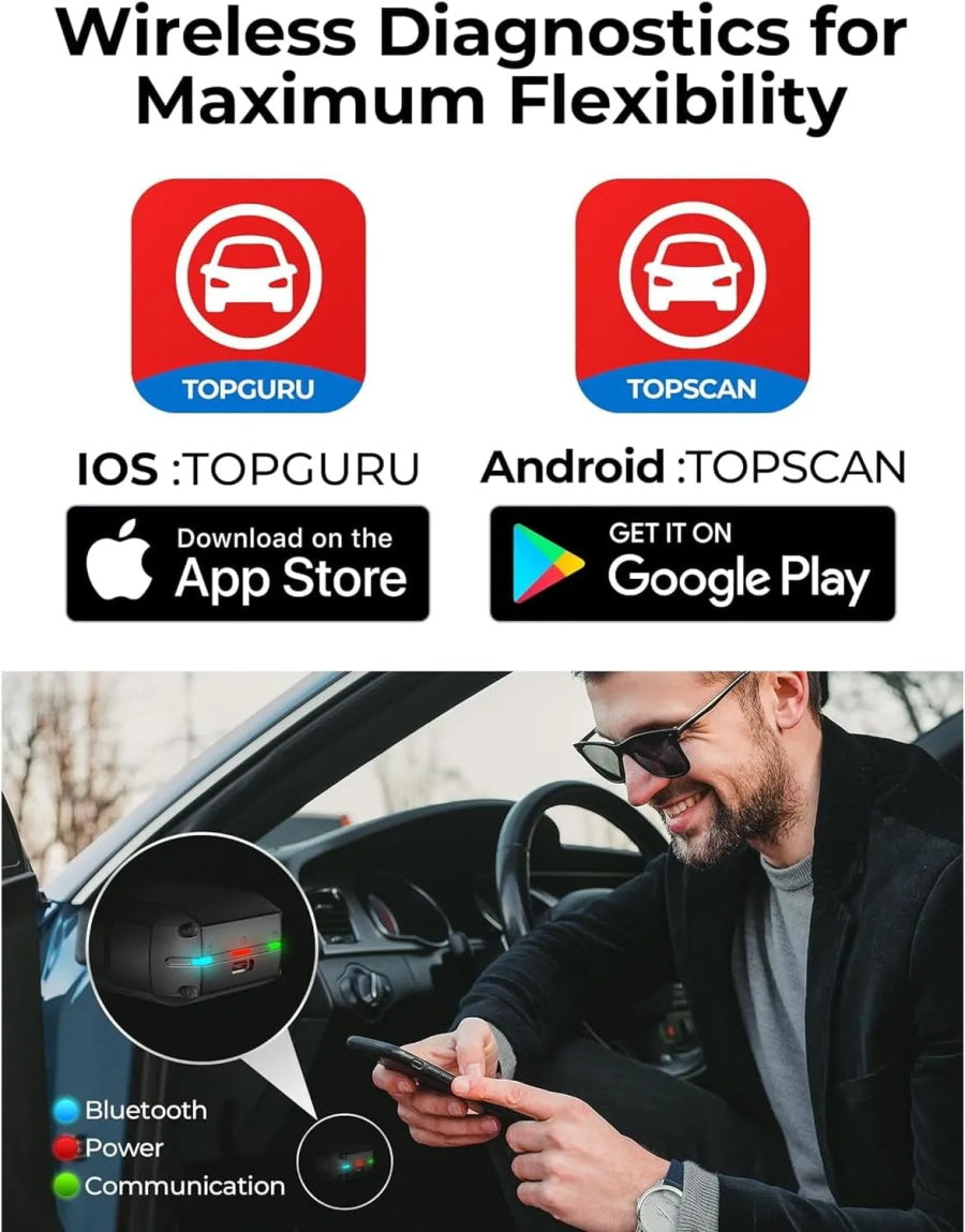 TOPDON Topscan Pro OBD2 Diagnosegerät für Fahrzeugsysteme
