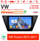Android Autoradio für VW Touran 2015–2017 mit Wireless CarPlay & Android Auto