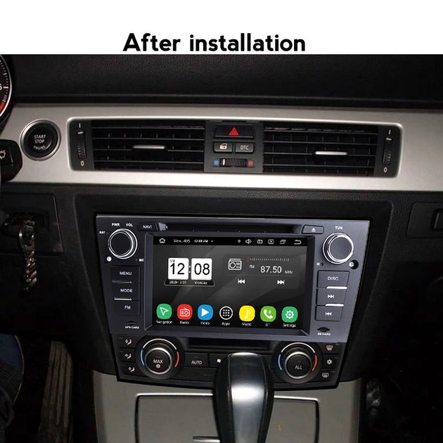 Android Autoradio für BMW 3er E90/E91/E92/E93 2005-2011 mit Wireless CarPlay, Android Auto & DAB+