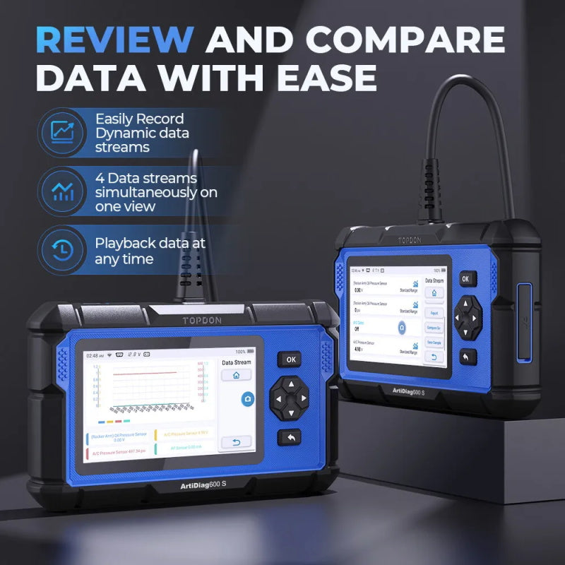 TOPDON ArtiDiag600S OBD2 Diagnosegerät für Fahrzeugsysteme