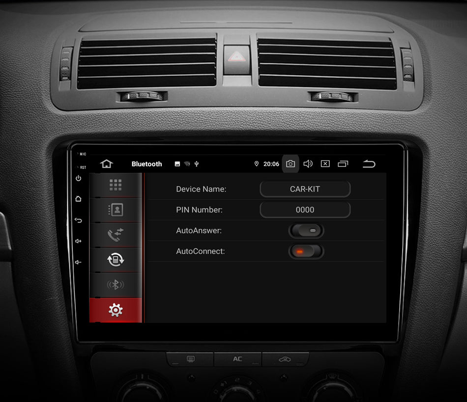 Android Autoradio für Skoda Octavia 2007-2014 mit Wireless CarPlay & Android Auto und DSP