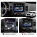 9 Zoll Android Autoradio für Mitsubishi Pajero 2008-2014 mit Wireless CarPlay & Android Auto