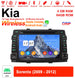 Android Autoradio für Kia Sorento 2009–2012 mit Wireless CarPlay & Android Auto