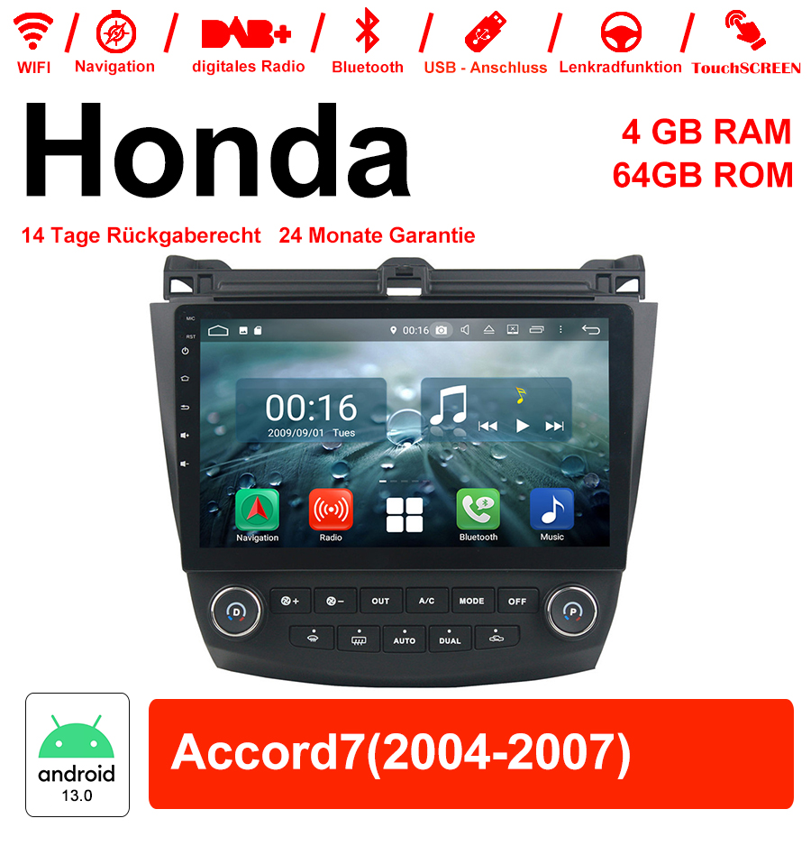 Android Autoradio für Honda Accord 7 (2004-2007) mit WiFi, GPS und Bluetooth
