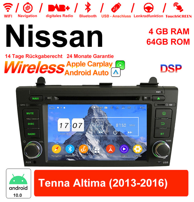 Android Autoradio für Nissan Altima 2013–2016 mit Wireless CarPlay & Android Auto