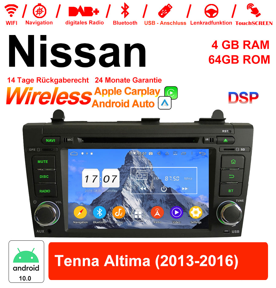 Android Autoradio für Nissan Altima 2013–2016 mit Wireless CarPlay & Android Auto