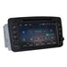 Android Autoradio für Mercedes Benz C-Klasse W203/C209/W209, S-Klasse W203 und CLK C209/W209 1998-2006 mit Wireless CarPlay, Android Auto & DAB+