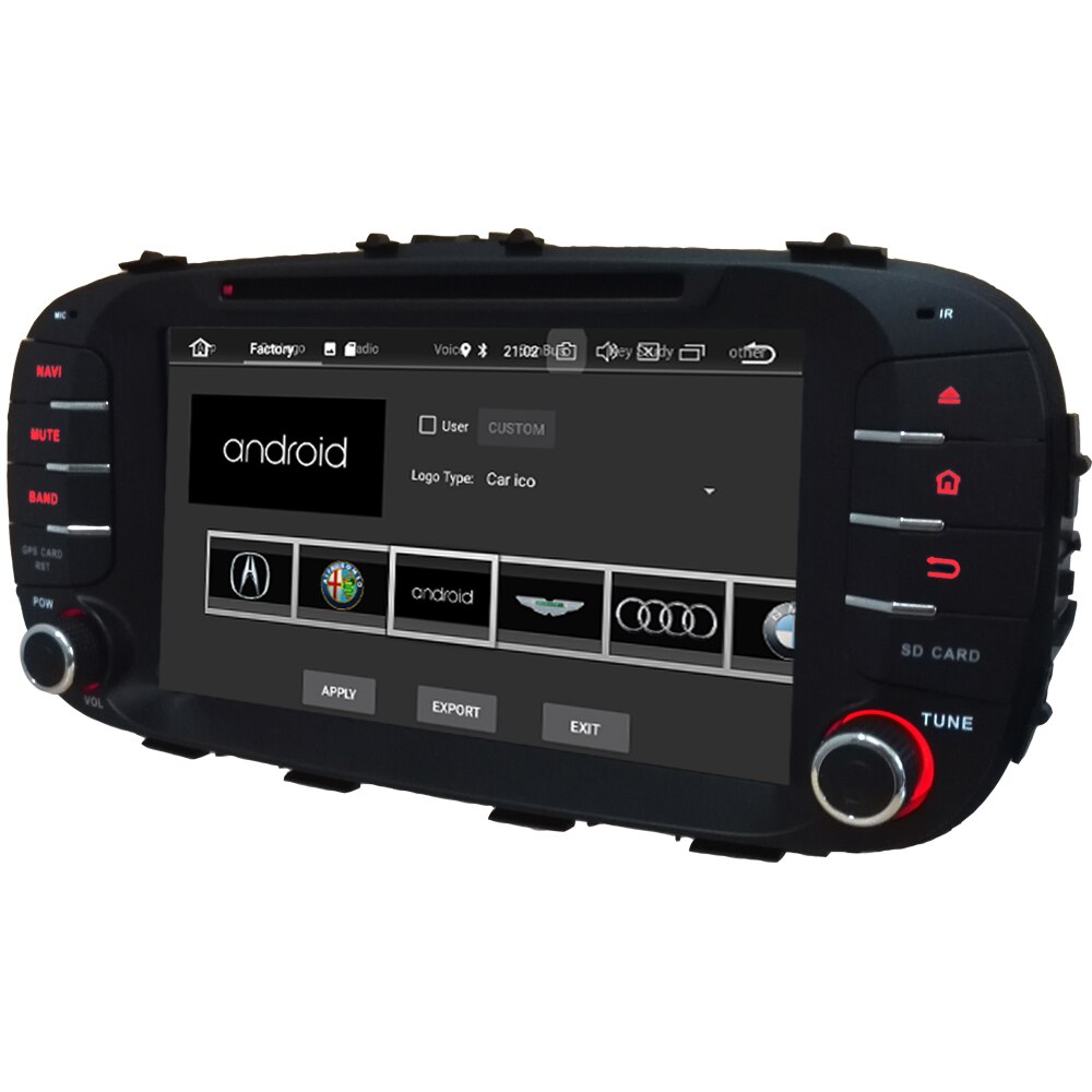 Android Autoradio für Kia Soul 2014–2018 mit Wireless CarPlay & Android Auto
