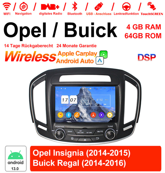 Android Autoradio für Opel Insignia 2014-2015 mit Wireless CarPlay & Android Auto