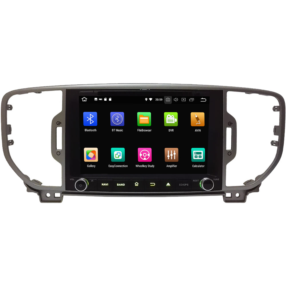 Android Autoradio für Kia Sportage 2016-2017 mit Wireless CarPlay & Android Auto