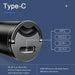 Baseus Quick Charge 4,0 3,0 USB C Auto Ladegerät Für Huawei P30 Xiaomi Mi9 Handy QC4.0 QC3.0 Typ C PD 3,0 Schnelle Auto Lade
