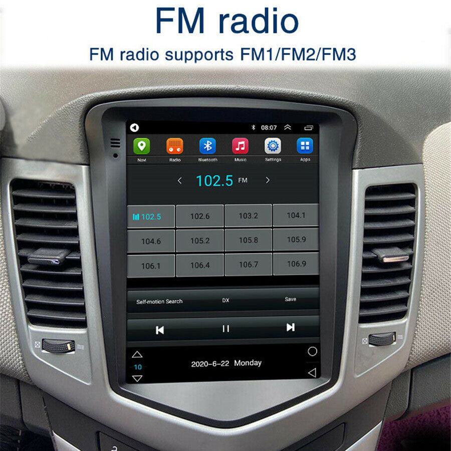 Android Autoradio für Chevrolet Cruze 2009-2014 mit Wireless CarPlay & Android Auto