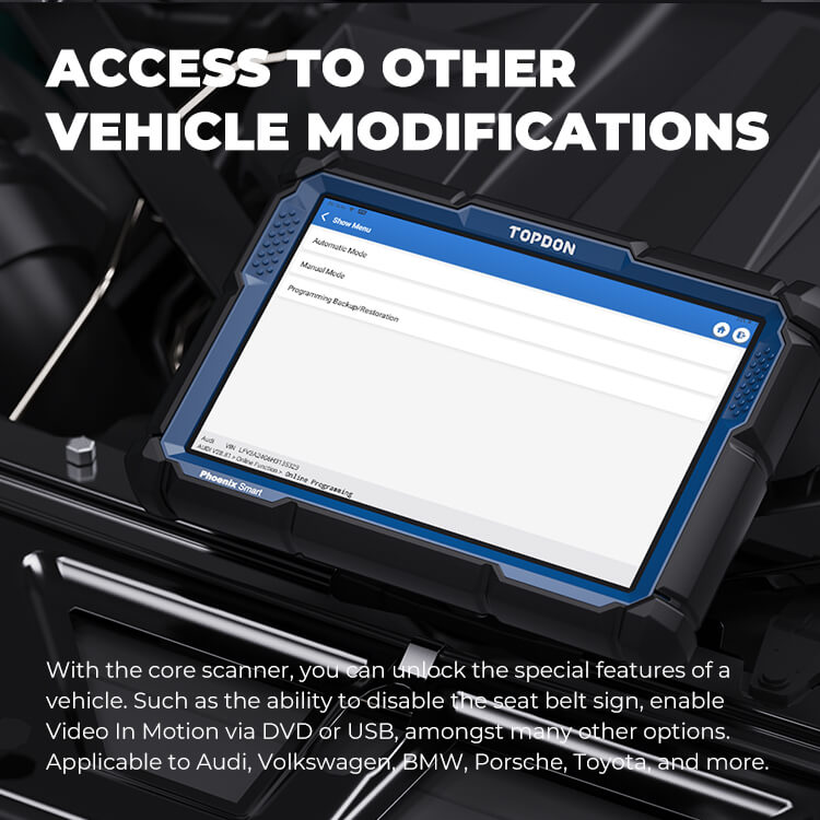 TOPDON Phoenix Smart OBD2 Diagnosegerät für Fahrzeugsysteme
