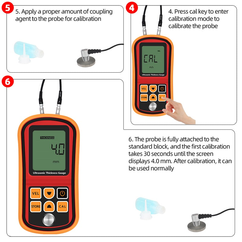1.2-220mm Dicke Tester Ultraschall Dicke Gauge Stahl Dicke Autolack Test Messgeräte
