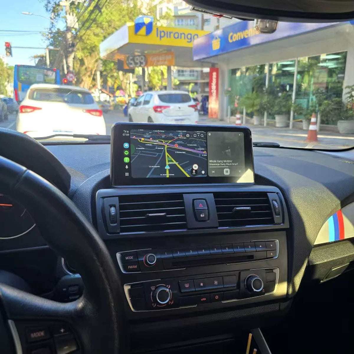 Android Autoradio für BMW 3er F30/F31/F34/F35 und 4er F32/F33/F36 2013-2016 mit Wireless CarPlay, Android Auto & DAB+