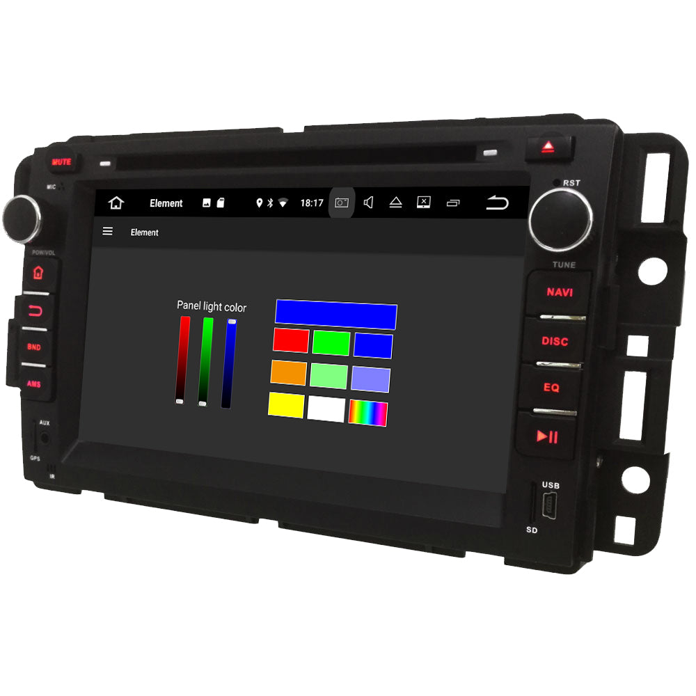 Android Autoradio für Buick Enclave, GMC Yukon, Sierra, Chevrolet Tahoe u.a. 2004-2012 mit Wireless CarPlay & Android Auto