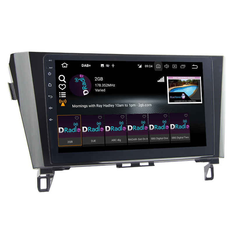 Android Autoradio für Nissan X-Trail, Qashqai, Navara 2013-2017 mit Wireless CarPlay & Android Auto
