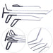 PDR haken werkzeuge Paintless Dent removal tool kit Push Stange Auto Brecheisen Reflektor Board ziehen brücke...