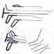 PDR haken werkzeuge Paintless Dent removal tool kit Push Stange Auto Brecheisen Reflektor Board ziehen brücke...