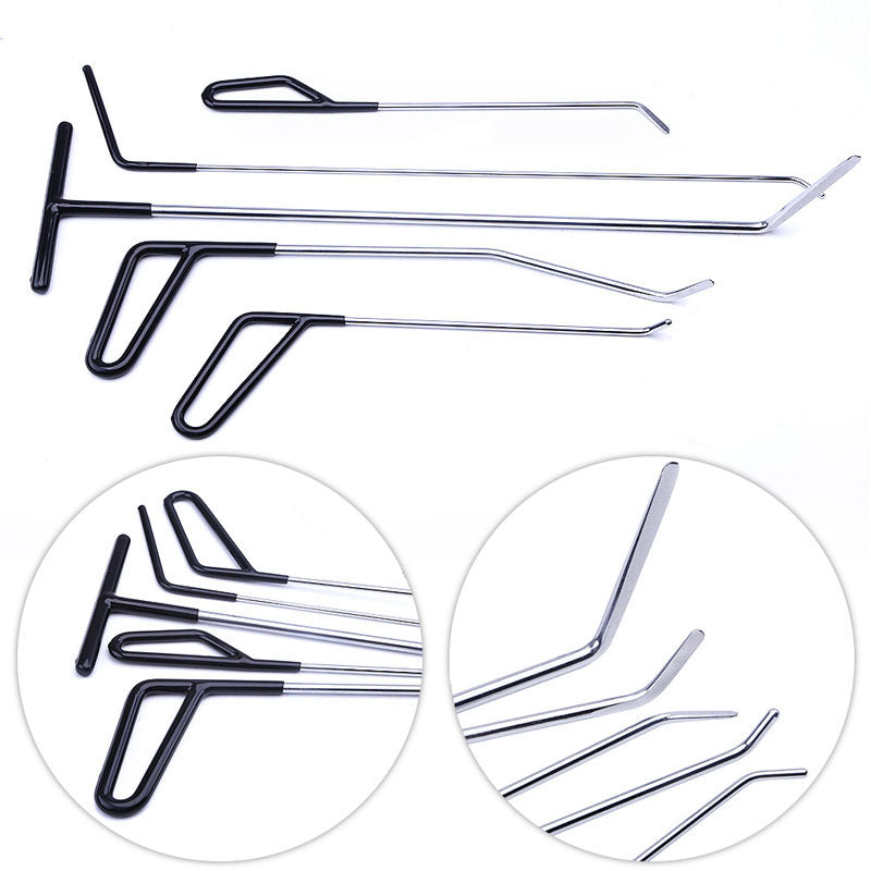 PDR haken werkzeuge Paintless Dent removal tool kit Push Stange Auto Brecheisen Reflektor Board ziehen brücke...