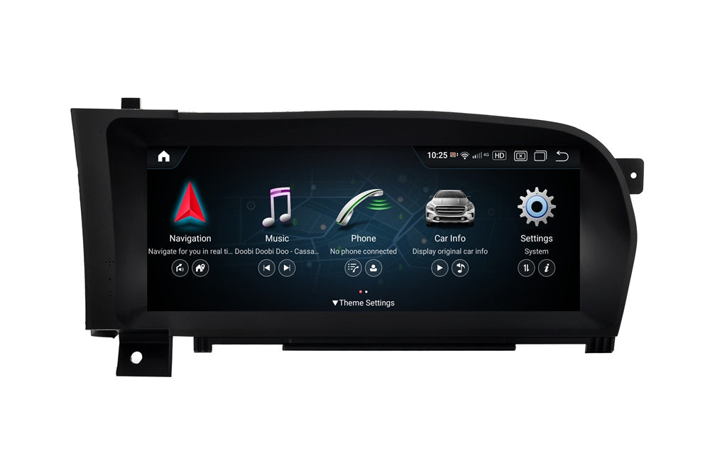 Android Autoradio für Mercedes Benz S-Klasse W221 2006-2013 mit Wireless CarPlay, Android Auto & DAB+