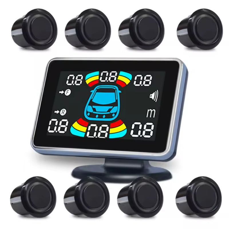 8 Parks ensor Parkt ronic Auto Auto Umkehr Backup Radar Elektronik hinten Auto Detektor Backing Assistance Kit Summer