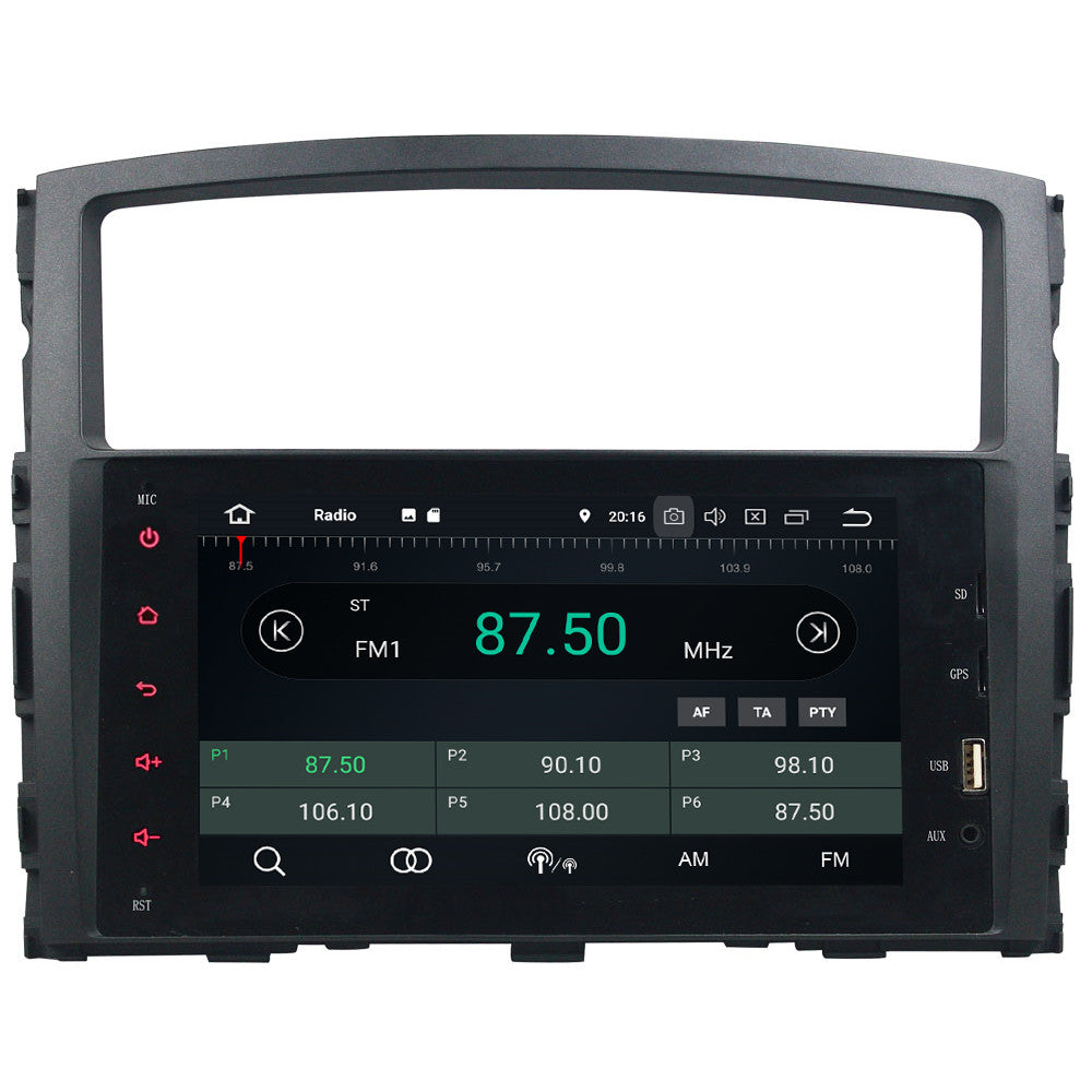 Android Autoradio für Mitsubishi Pajero V97 2006-2016 mit Wireless CarPlay & Android Auto
