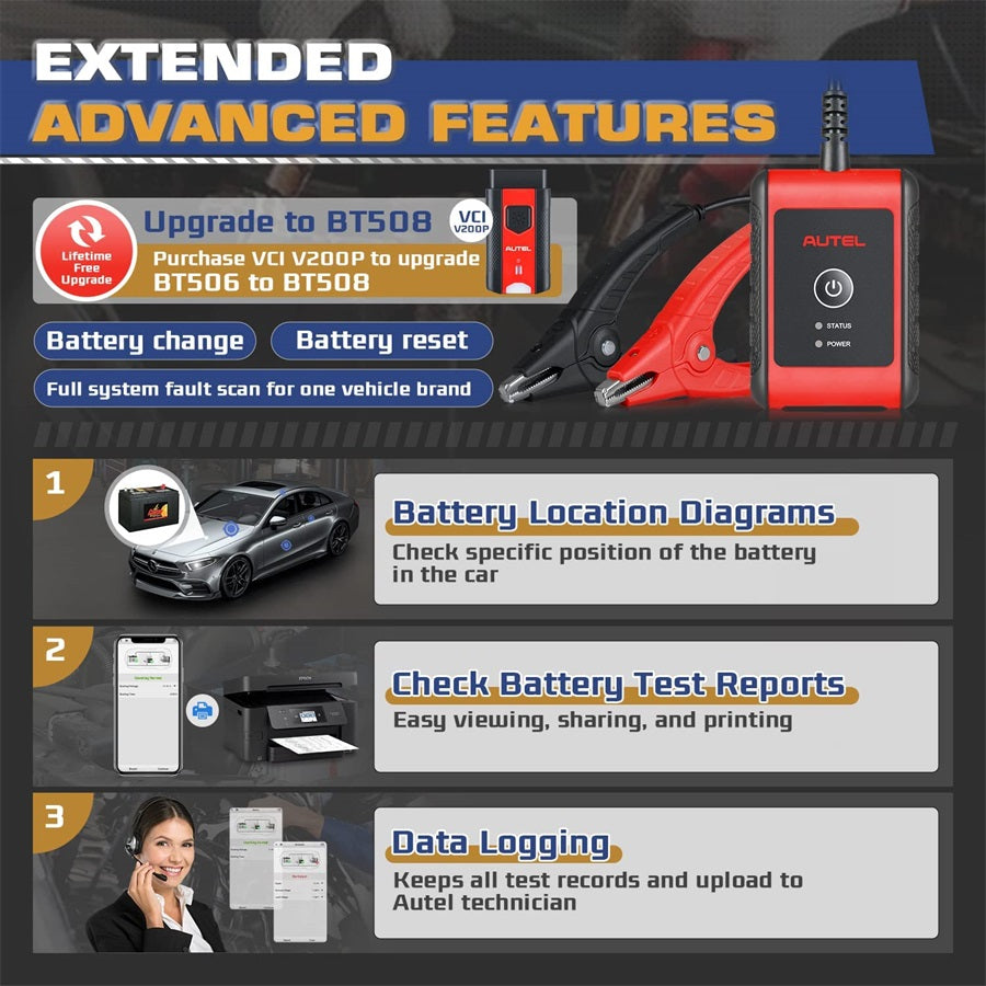 Autel BT506 Batterie- und Systemtester