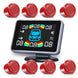 8 Parks ensor Parkt ronic Auto Auto Umkehr Backup Radar Elektronik hinten Auto Detektor Backing Assistance Kit Summer