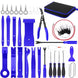 43 stücke Hand Werkzeug Set Hebeln Demontage Werkzeug Innen Tür Clip Panel Trim Dashboard Removal Tool Kit Auto...