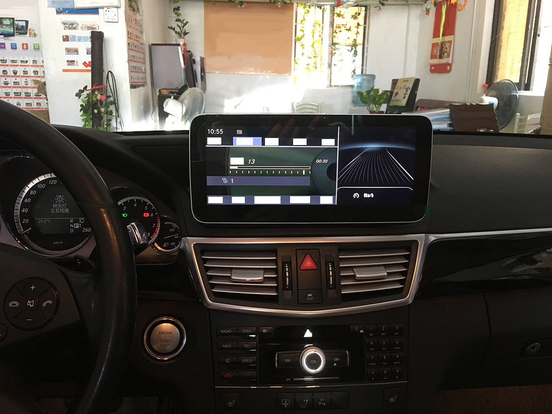 Android Autoradio für Mercedes Benz E-Klasse W212 2010-2012 mit Wireless CarPlay, Android Auto & DAB+