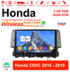 Android Autoradio für Honda Civic 2016-2019 mit Wireless CarPlay & Android Auto