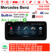 Android Autoradio für Mercedes Benz GLA X156, C-Klasse C117/X117/W463 und CLA C117/X117 2016-2019 mit Wireless CarPlay, Android Auto & DAB+