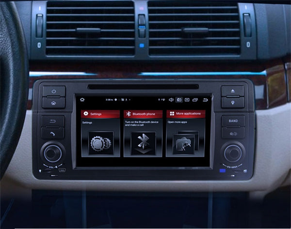 Android Autoradio für BMW 3er E46 und M3 E46 1998-2006 mit Wireless CarPlay, Android Auto & DAB+