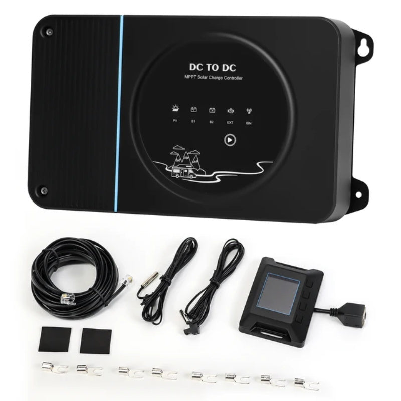 Powmr mppt 30a rv controller 12v 24v solar laderegler dc zu dc batterie ladegerät auto max solar eingangs leistung 450w 900w