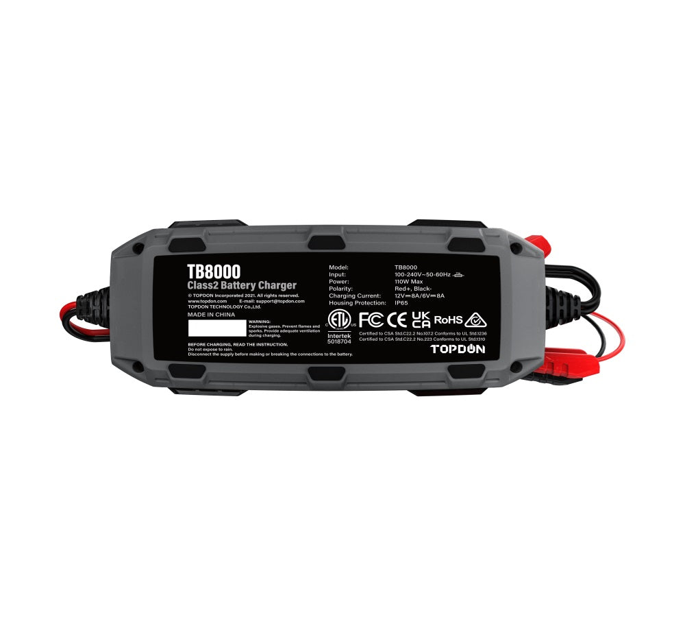 TOPDON TB8000 Batterie- und Ladegerät