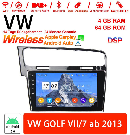 Android Autoradio für VW Golf VII/7 ab 2013 mit Wireless CarPlay & Android Auto
