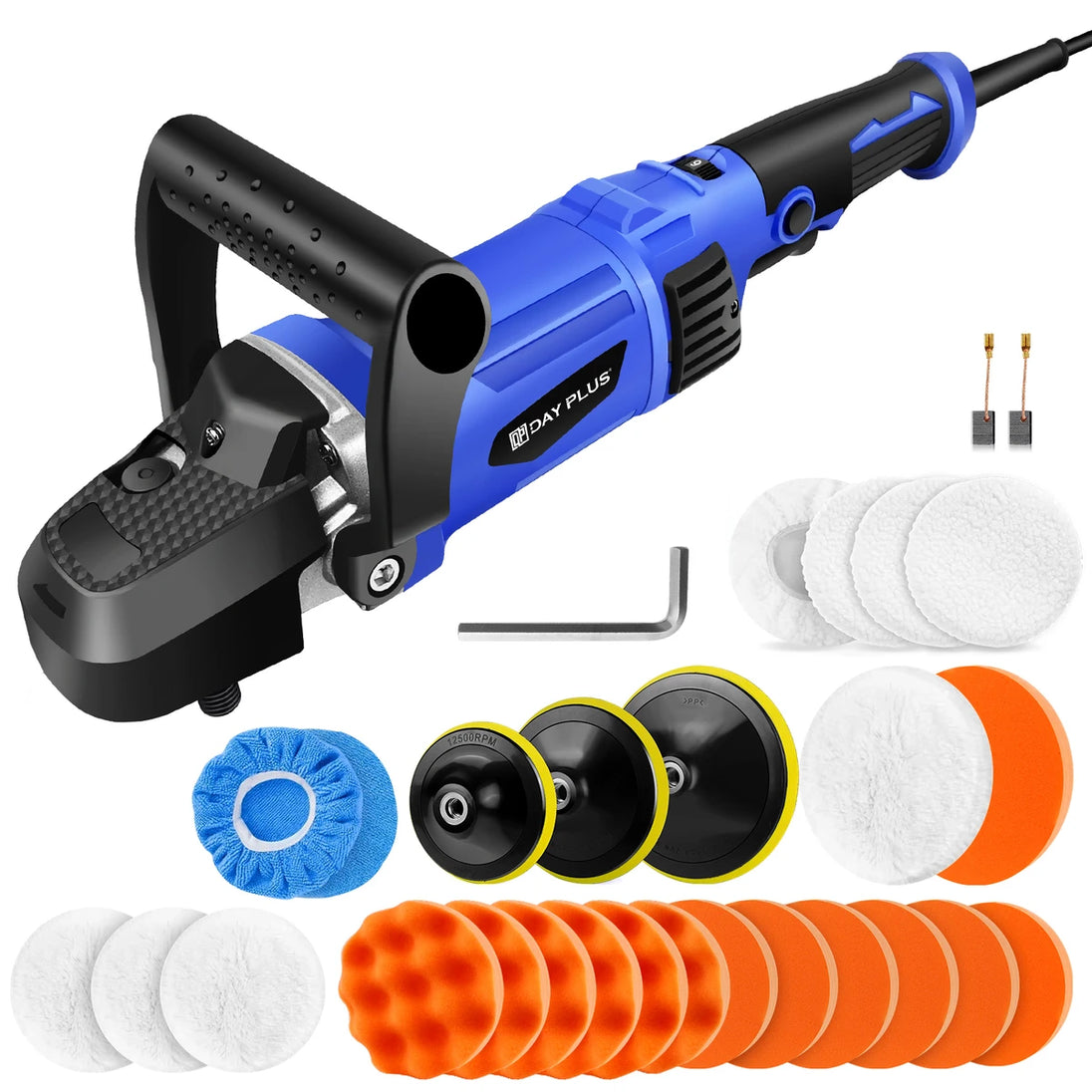 Autopolierer und Puffer, Elektroauto-Poliermaschine mit 6 variablen Geschwindigkeiten, 150–180 mm...