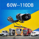 Lautsprecher 110DB Auto Horn Polizei Sirene Air Horn Megaphon Auto Horn Alarm Notfall Motorrad 12V 60W Multi-ton & Claxon Hörner