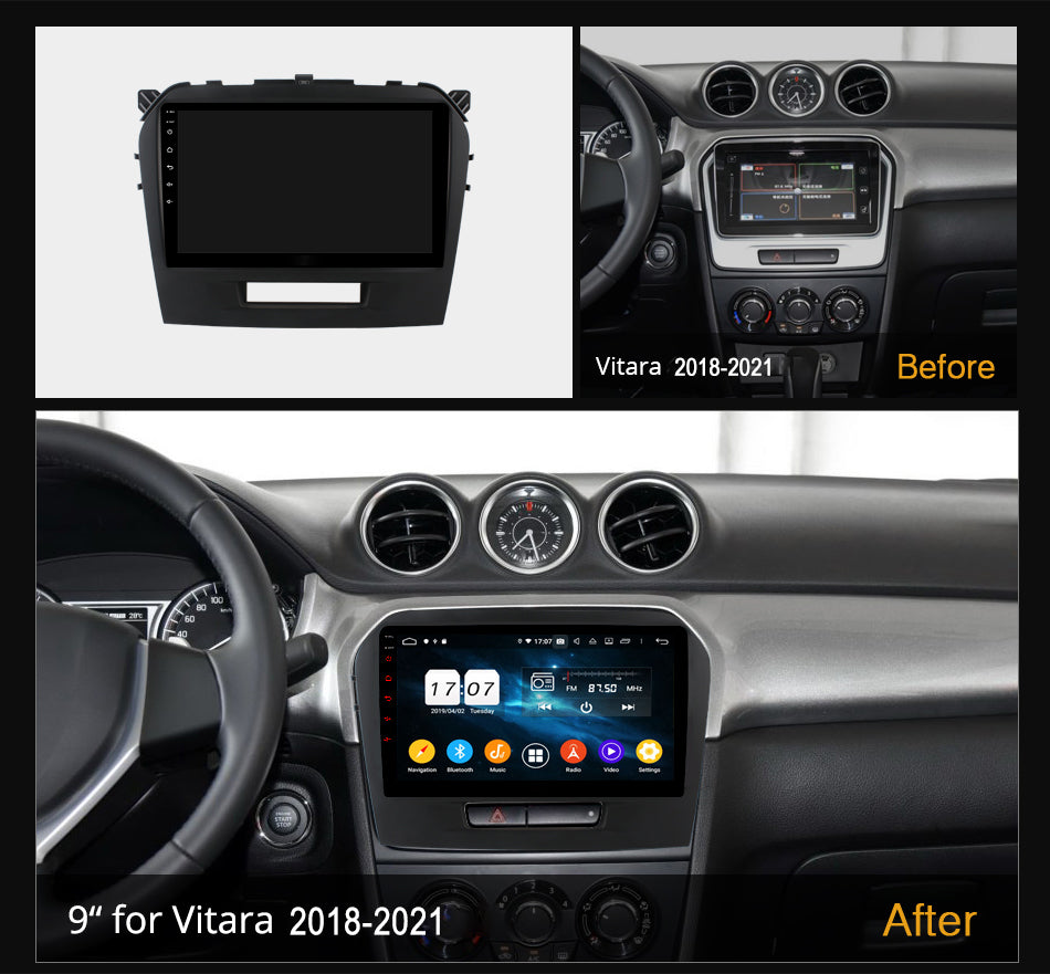 Android Autoradio für Suzuki Vitara 2018-2021 mit Wireless CarPlay & Android Auto