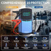 4 in 1 Auto Starthilfe Luftpumpe 150PSI Reifenkompressor 2000A Startergerät 10000 mAh Power Bank Digitale...